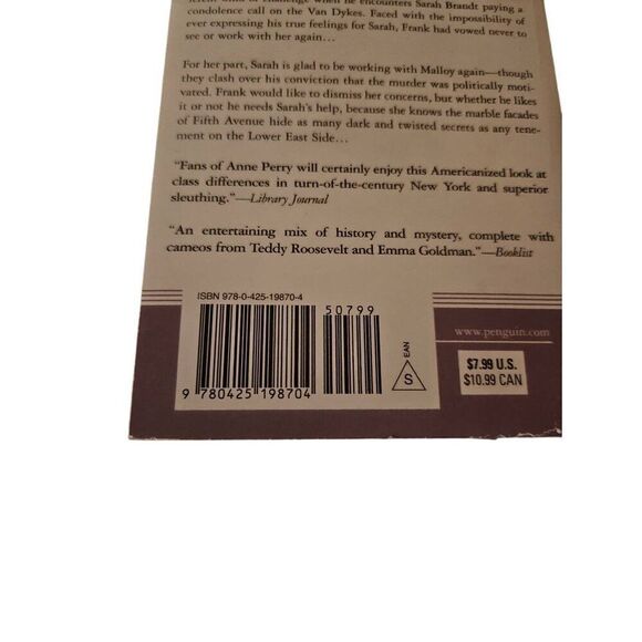 Murder on marble row by Victoria Thompson Berkley prime crime books isbn 9780425 - Picture 4 of 5